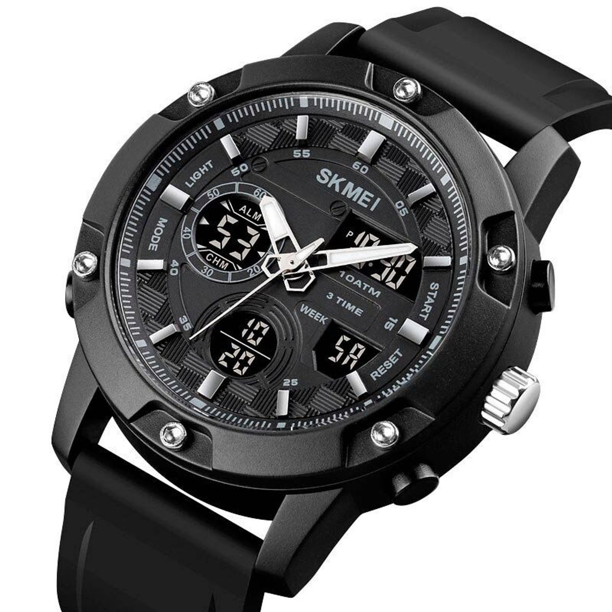 SKMEI - Reloj SKMEI Navy 1757 Maquinaria Dual Multifunción Sport - Negro