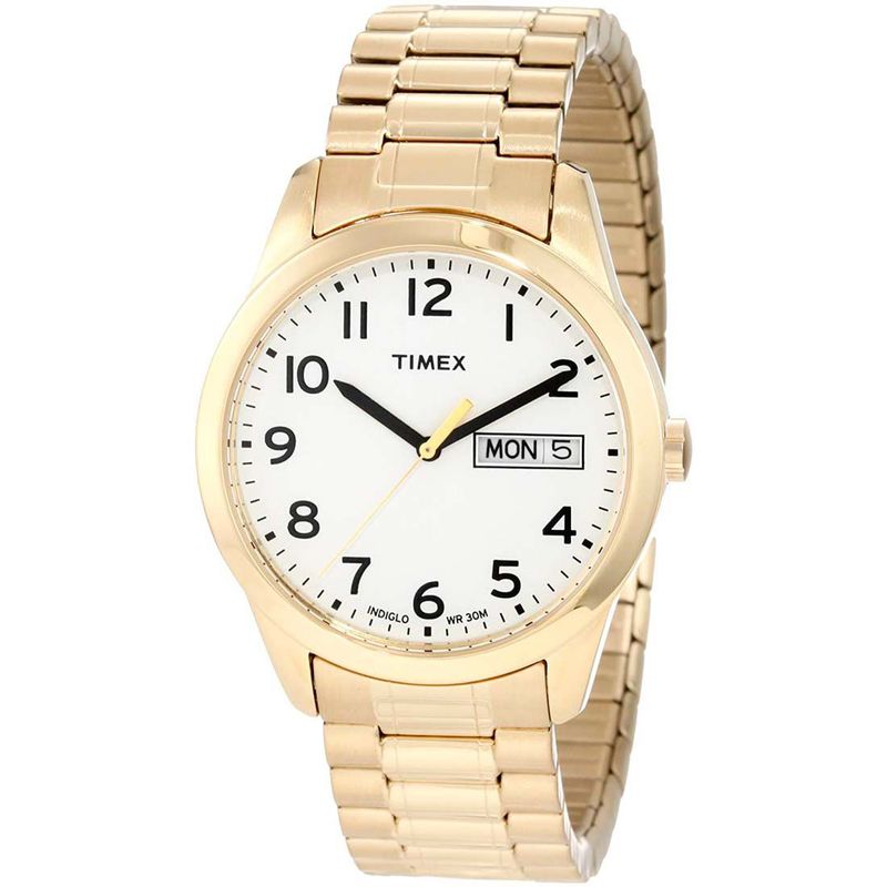 TIMEX - Reloj Timex South Street T2N0647 Analógico Indiglo Hombre - Dorado