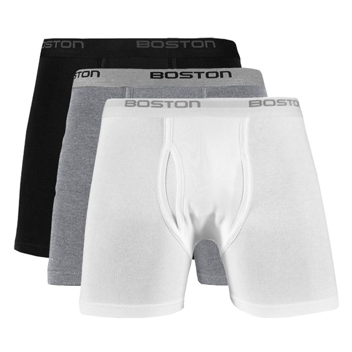 BOSTON - Pack X3 Bóxer Largo Boston Multicolor 1
