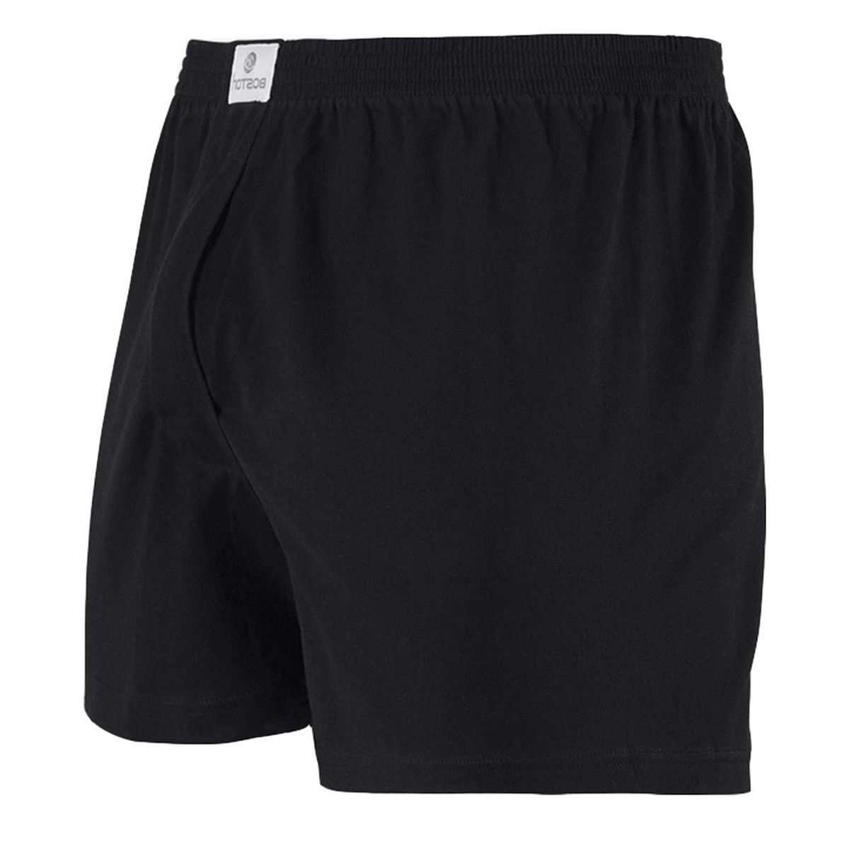 BOSTON - Short Boston De Algodón Recubierto Negro