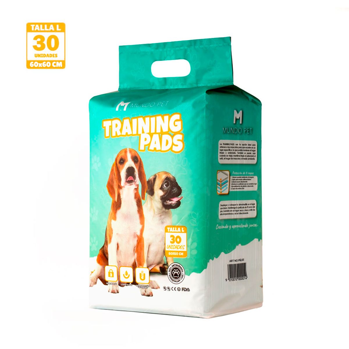 Pet In Care - Pañales de Piso Absorbentes para Mascotas L - 30 unidades