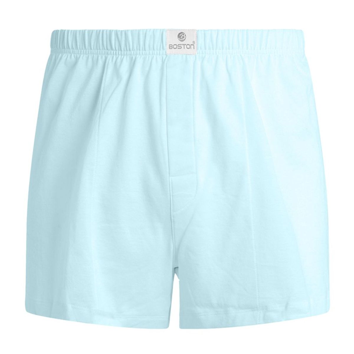 BOSTON - Short Boston De Algodón Recubierto Celeste