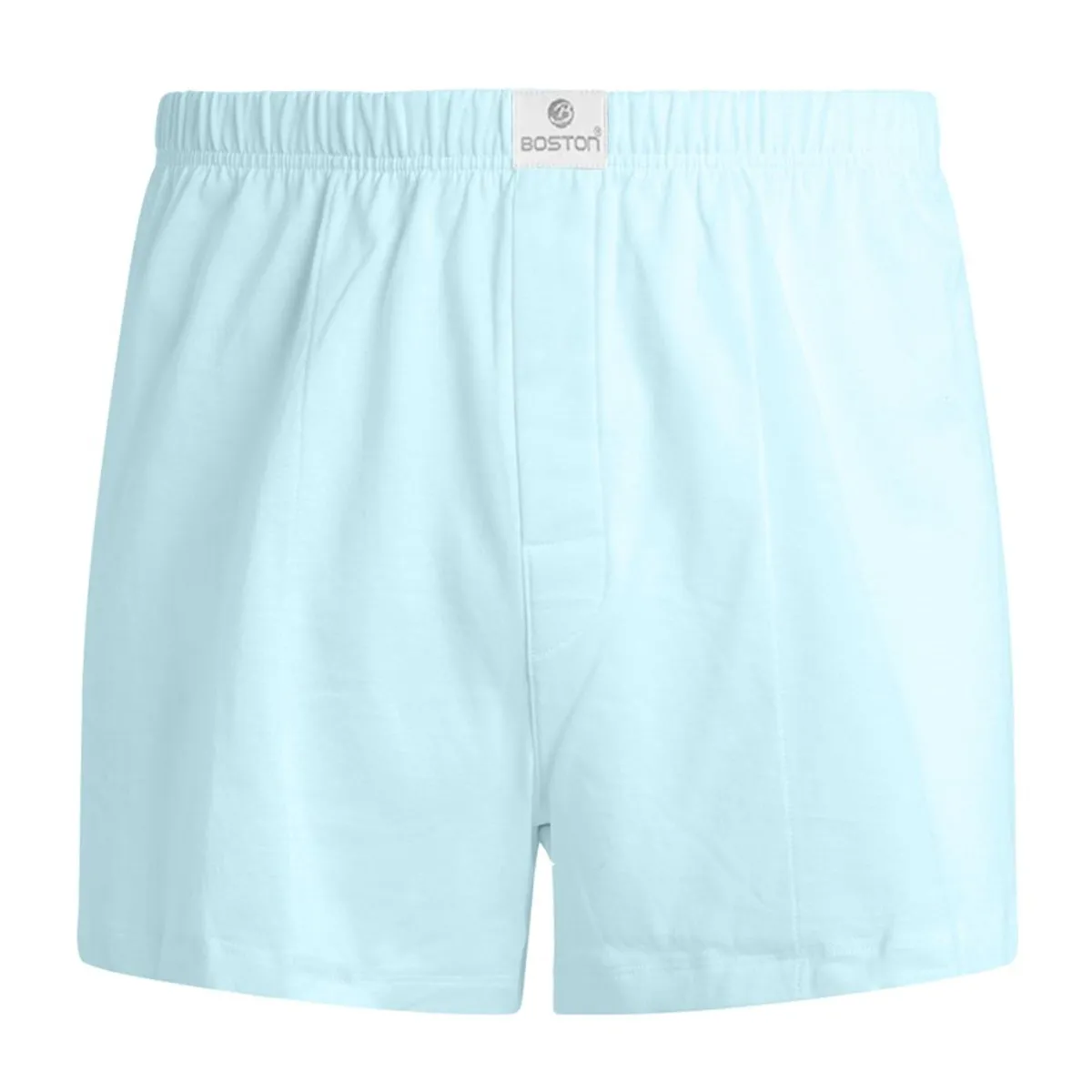 BOSTON - Short Boston De Algodón Recubierto Celeste