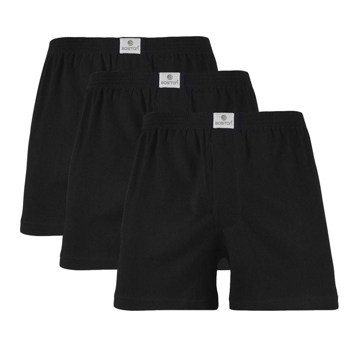 BOSTON - Pack x3 Short Boston Negro