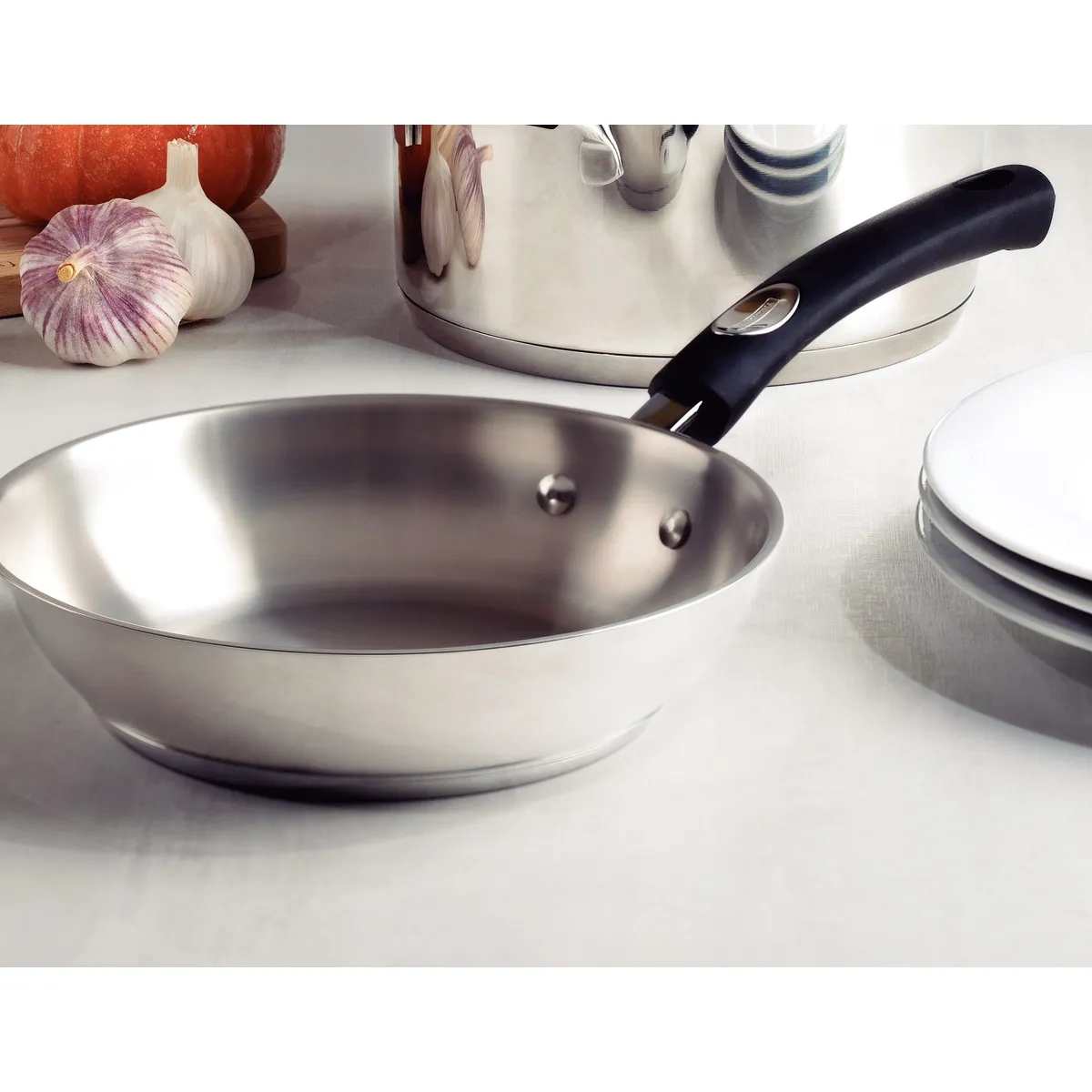 TRAMONTINA - Sartén Acero Inoxidable con fondo triple 20 cm Tramontina