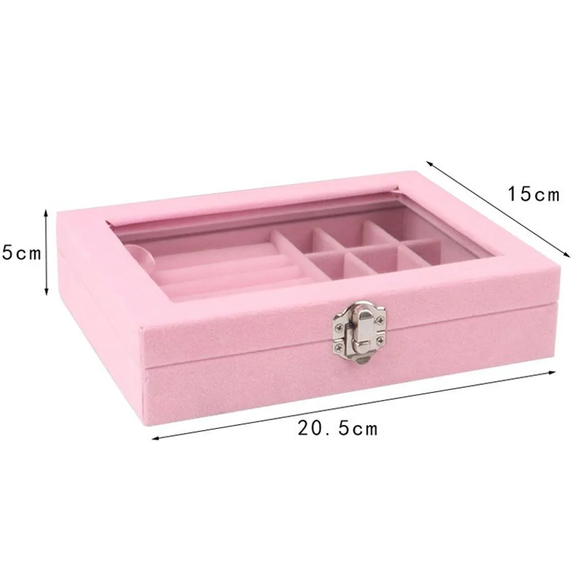 OEM - Joyero Organizador de Joyas Cofre para Anillos Aretes Pulseras