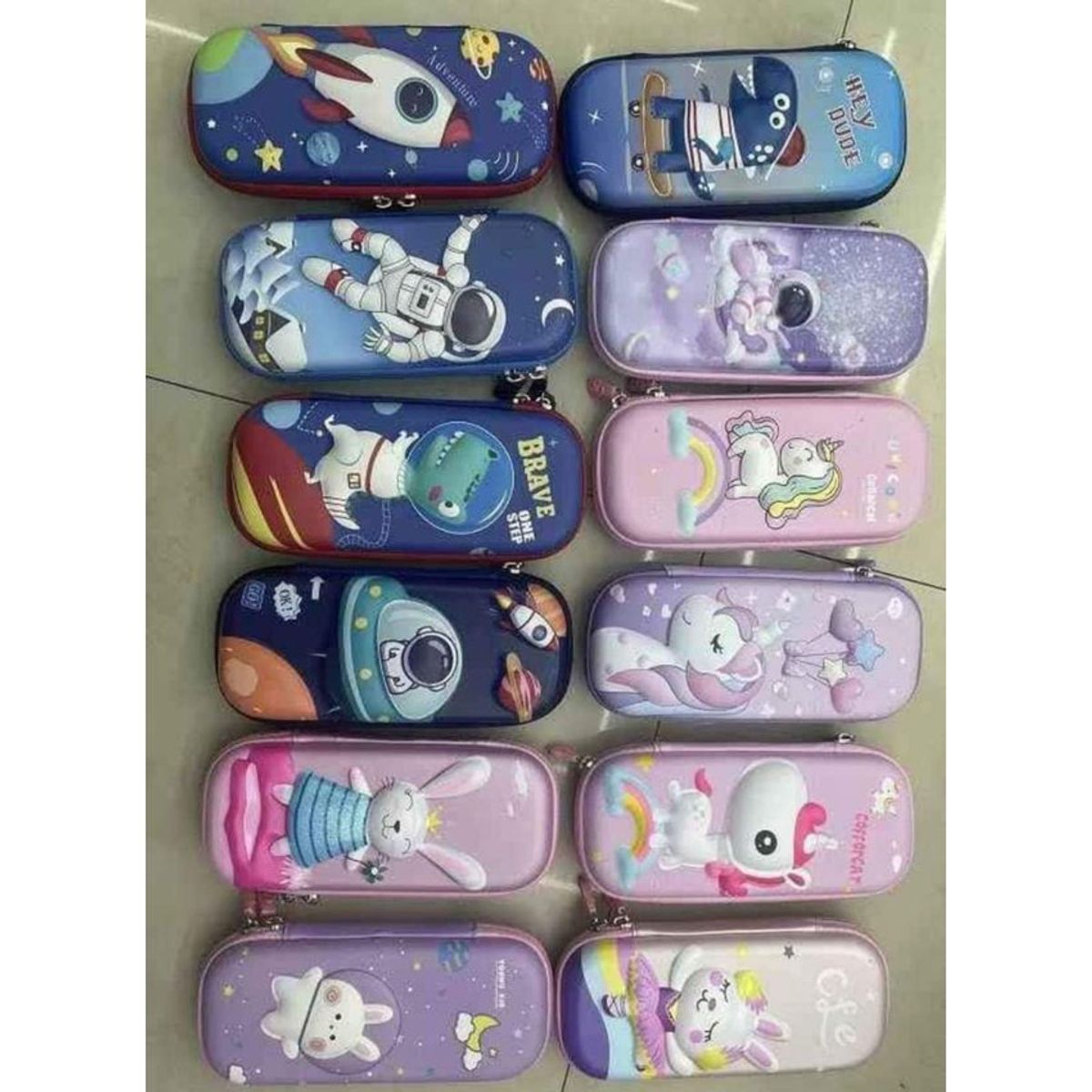 GENERICO - Cartuchera 3d unicornio grande