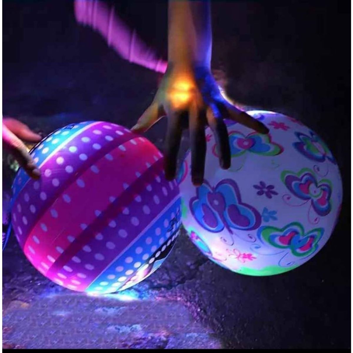 GENERICO - Pelota luminosa con luces led