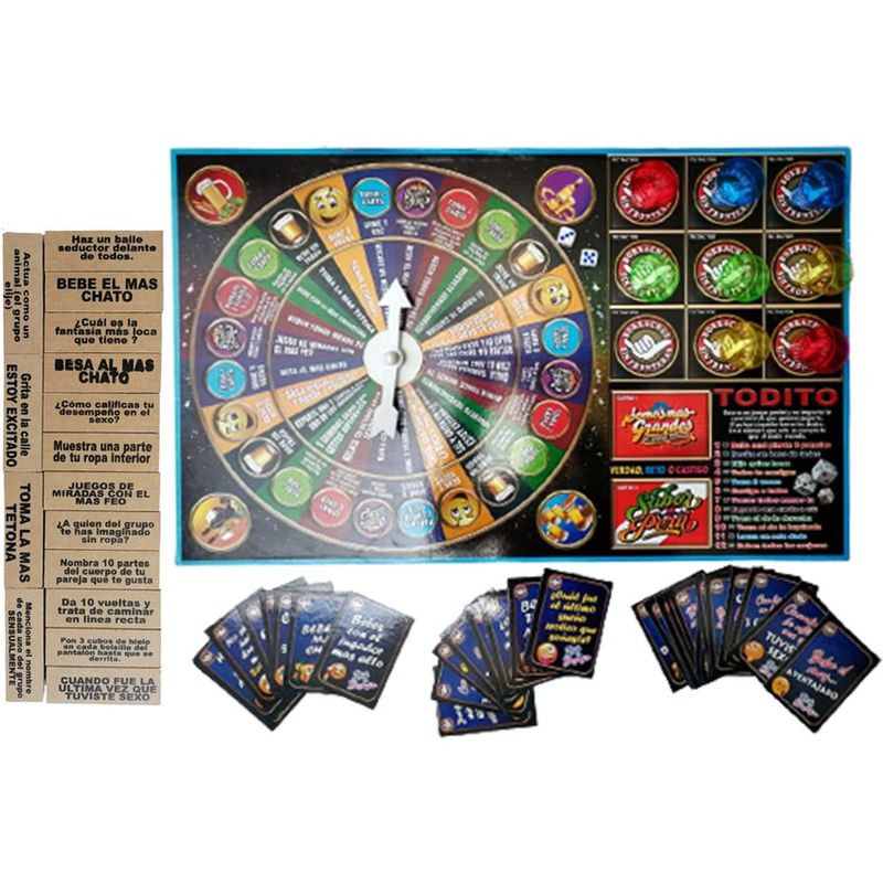 GENERICO - Juegos de mesa 8 en 1 para adultos amigos con derecho