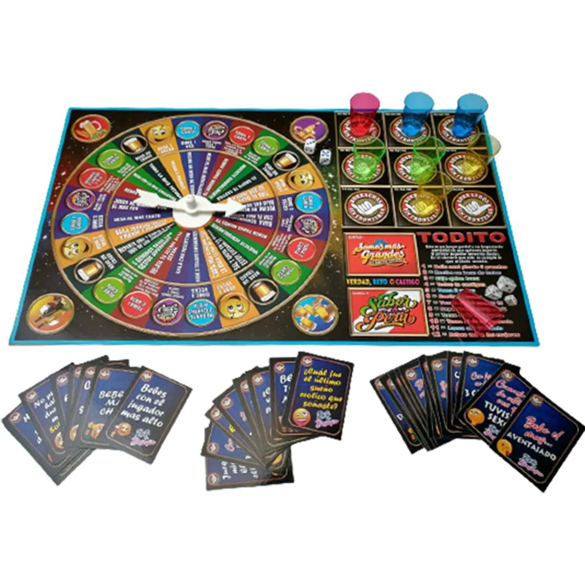 GENERICO - Juegos de mesa 8 en 1 para adultos amigos con derecho