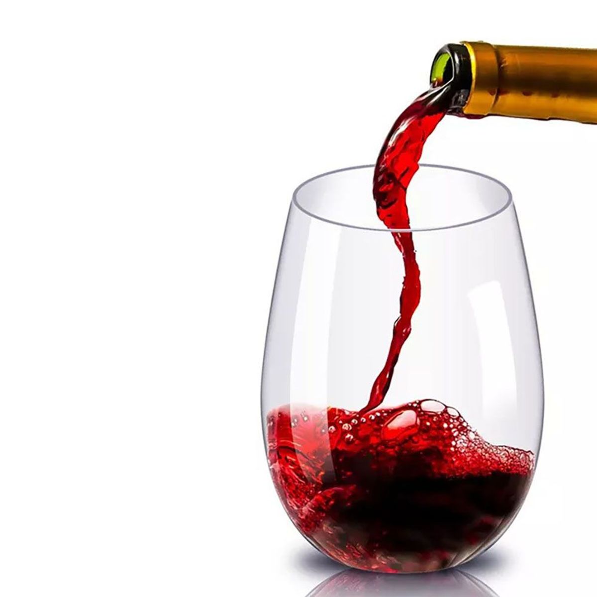 INSPIRA - Set de 6 Vasos Copa sin Tallo Diamonds