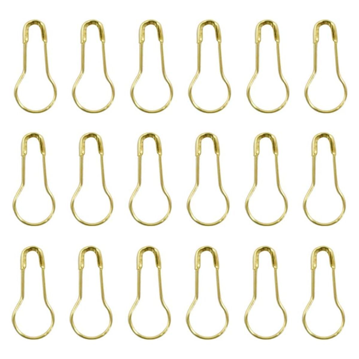 GENERICO - Alfiler De Gancho Pera x 1000 Unid Imperdible Perita Pines