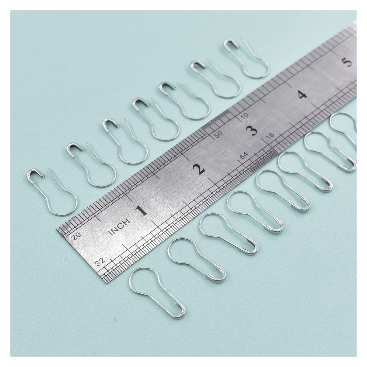 GENERICO - Pines de Seguridad Imperdible Pera Alfiler p Etiqueta Ropa