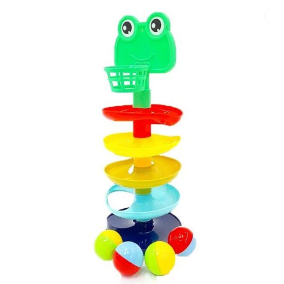 GENERICO - Tobogán de pelotas diseño sapito para bebe