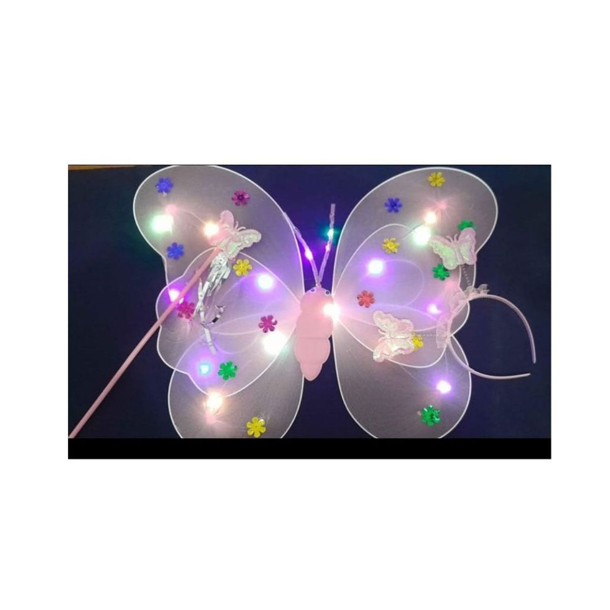 GENERICO - Alitas mariposa luminosa vinchavarita