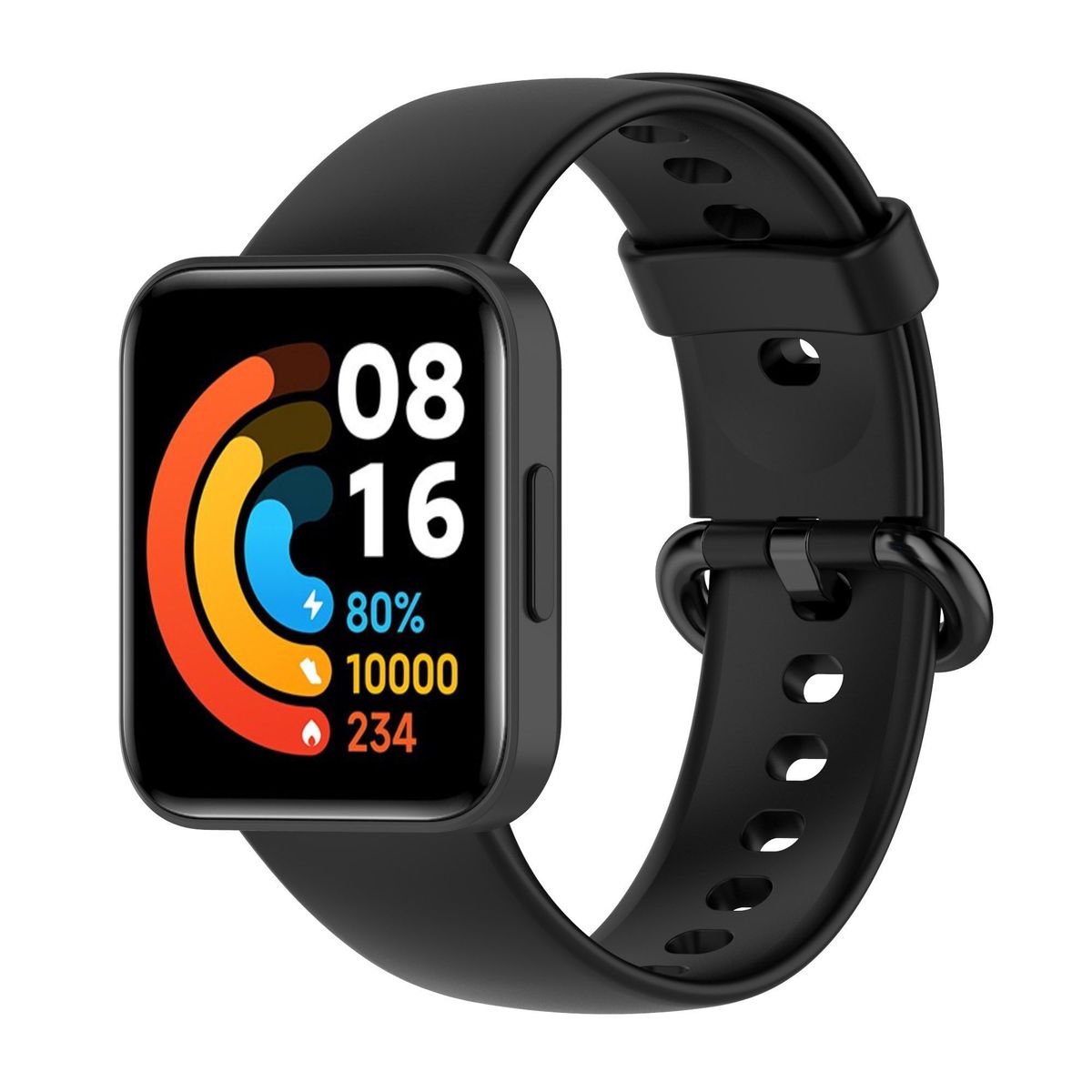 GENERICO - Correa Silicona XIAOMI MI WATCH LITE 1 / 2 - Negro