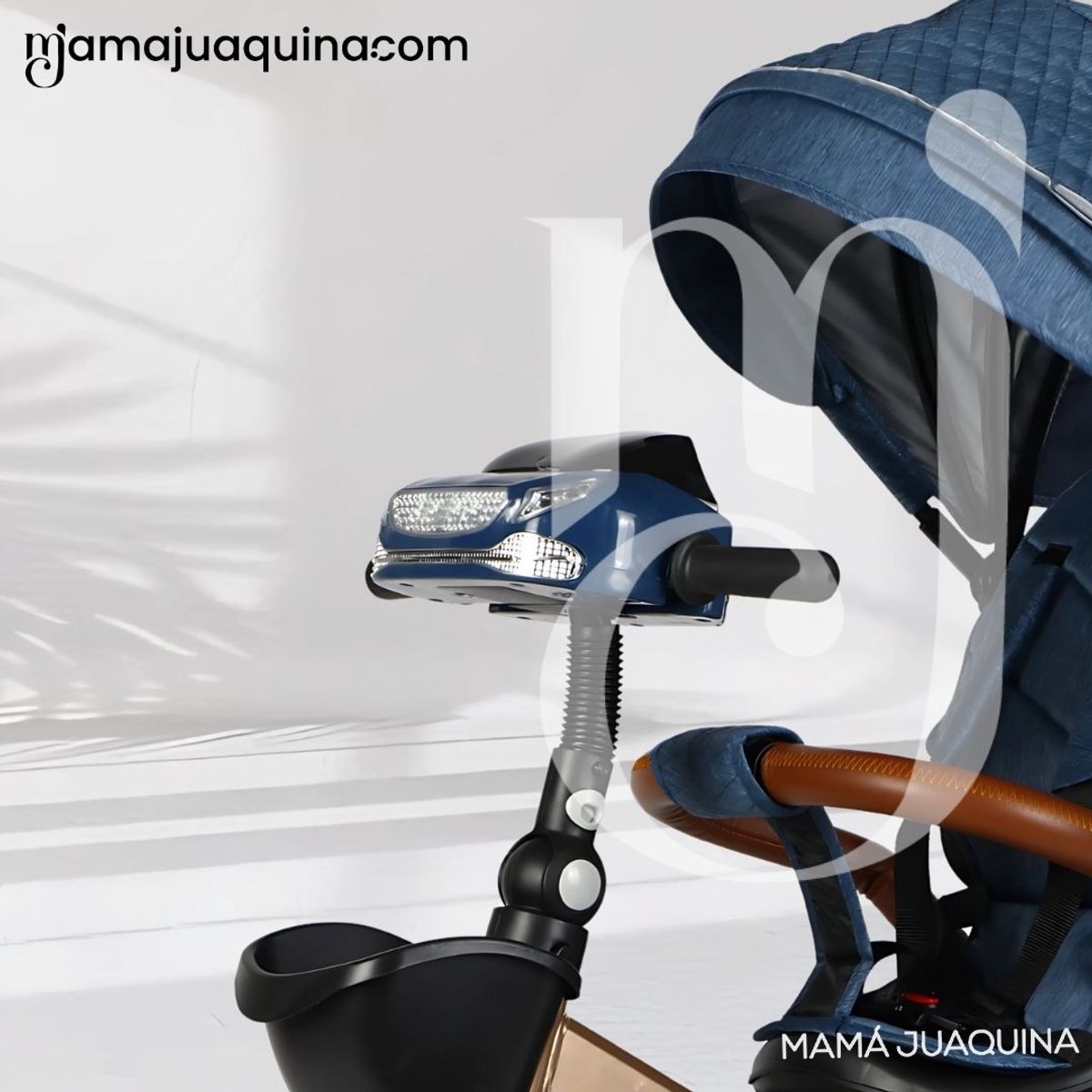 VOYAGE - Triciclo Guiador 3 En 1 «GOLDEN II NEW COLLECTION» USB Blue