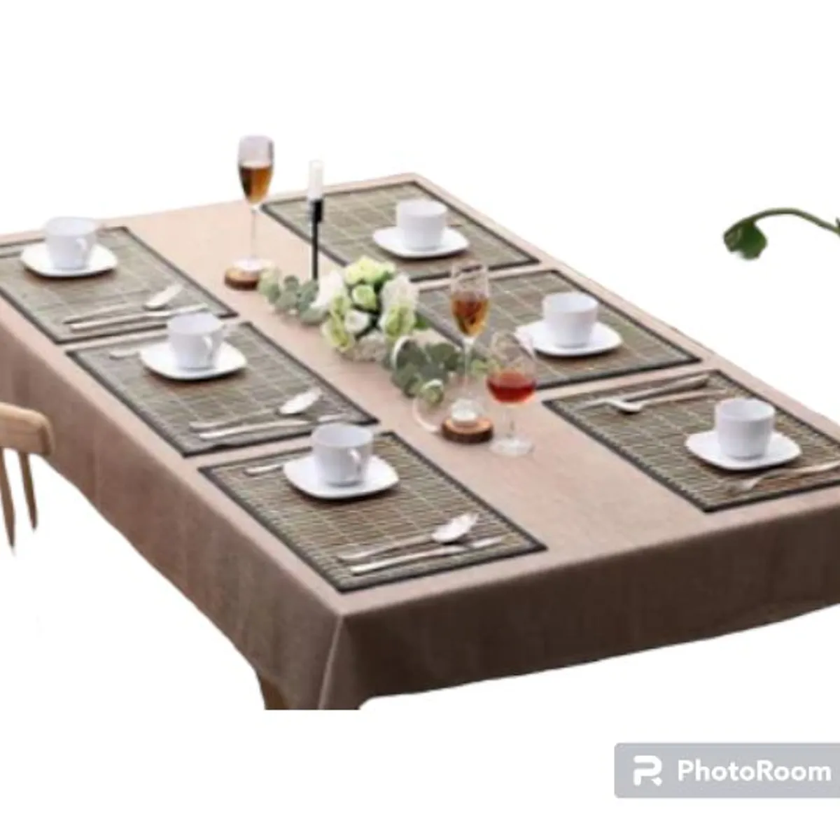 GENERICO - INDIVIDUALES DE BAMBU X 6 UNIDADES