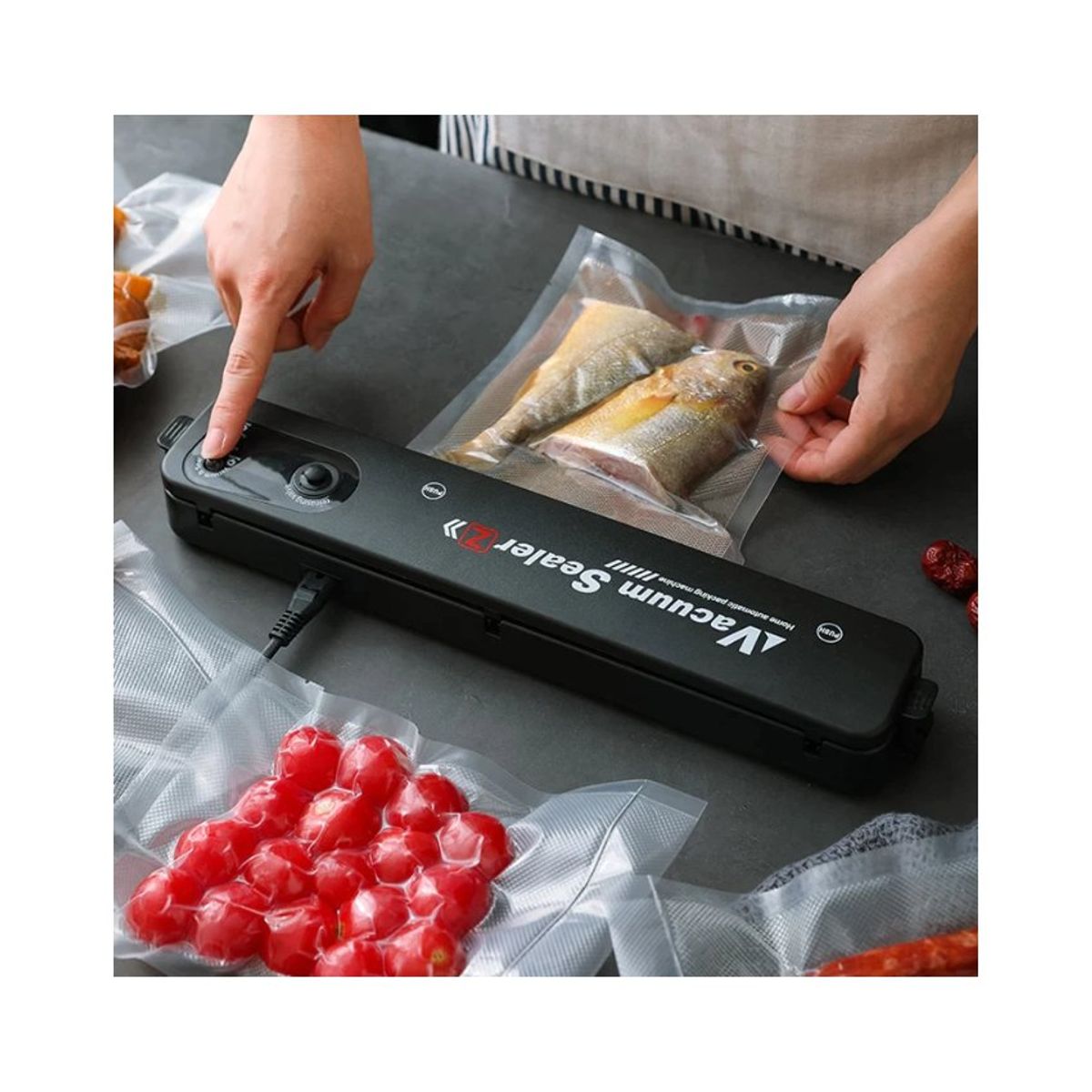 GENERICO - Selladora de bolsas al vacío electrico portatil h