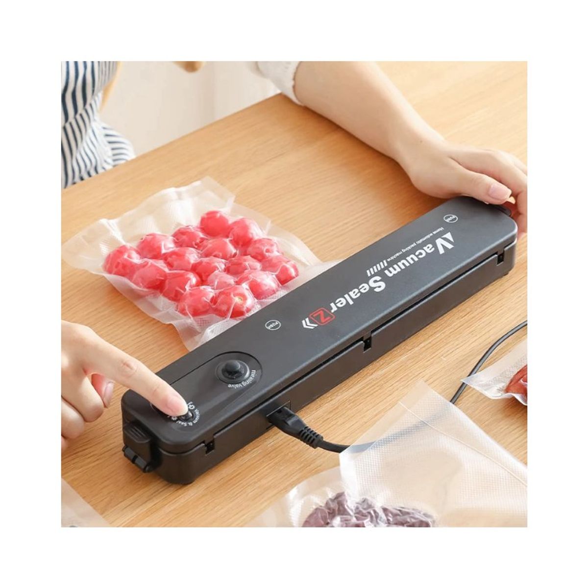 GENERICO - Selladora de bolsas al vacío electrico portatil h