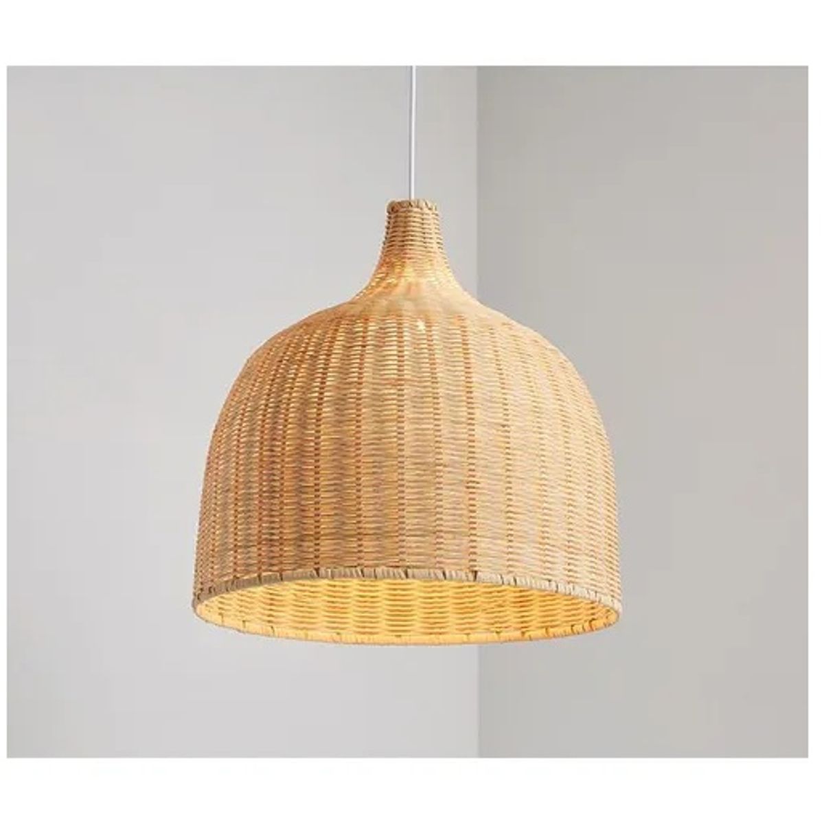 GENERICO - Lampara colgante de ratán japonés
