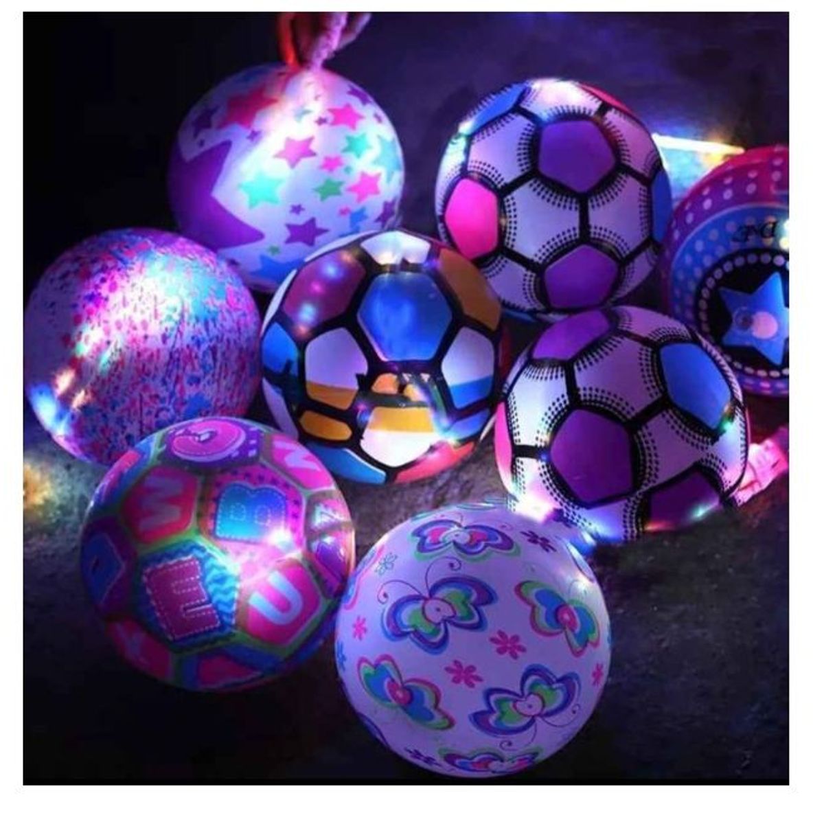 GENERICO - Pelota luminosa con luces led