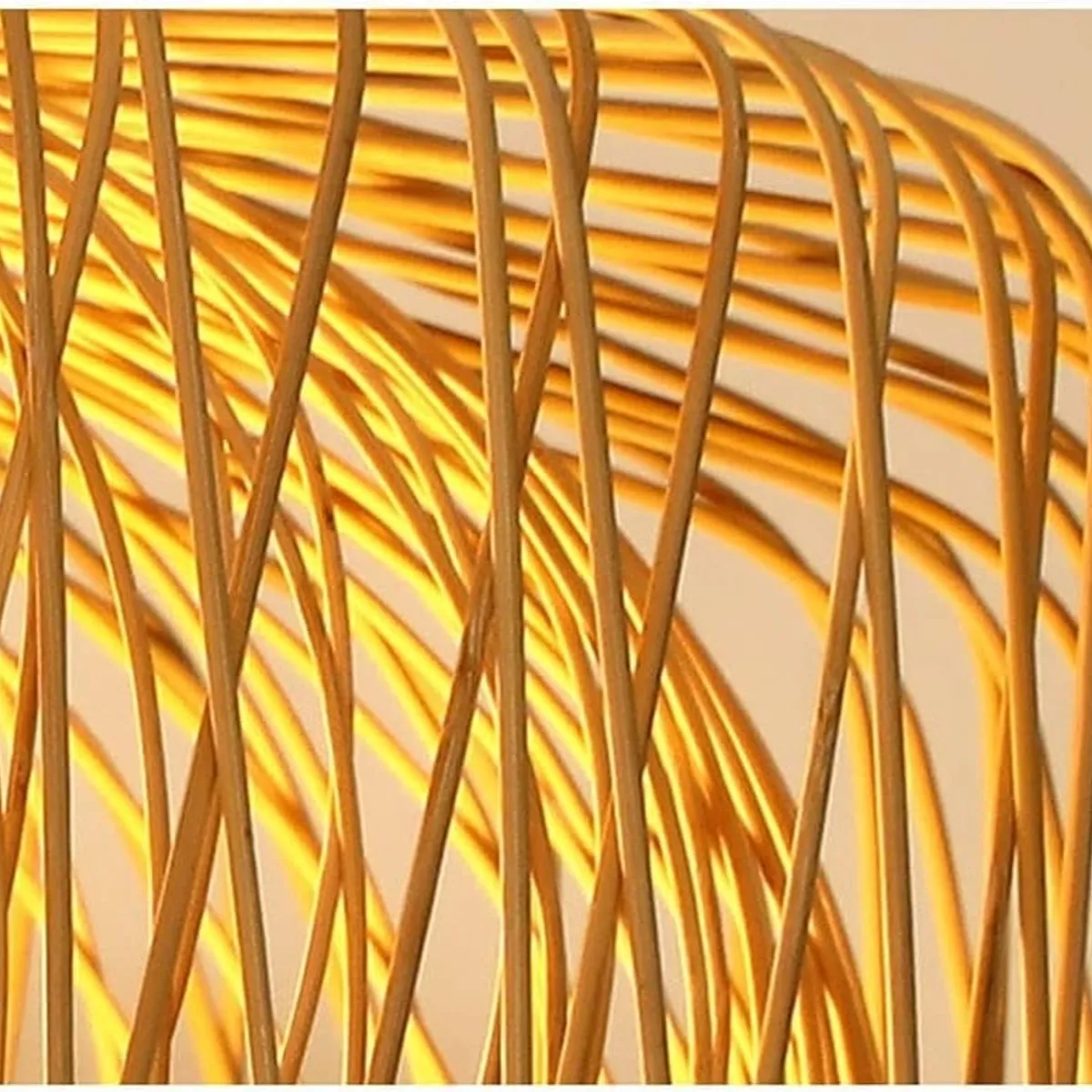 GENERICO - Lampara colgante de bambu