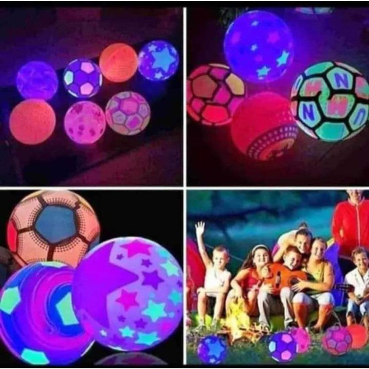 GENERICO - Pelota luminosa con luces led