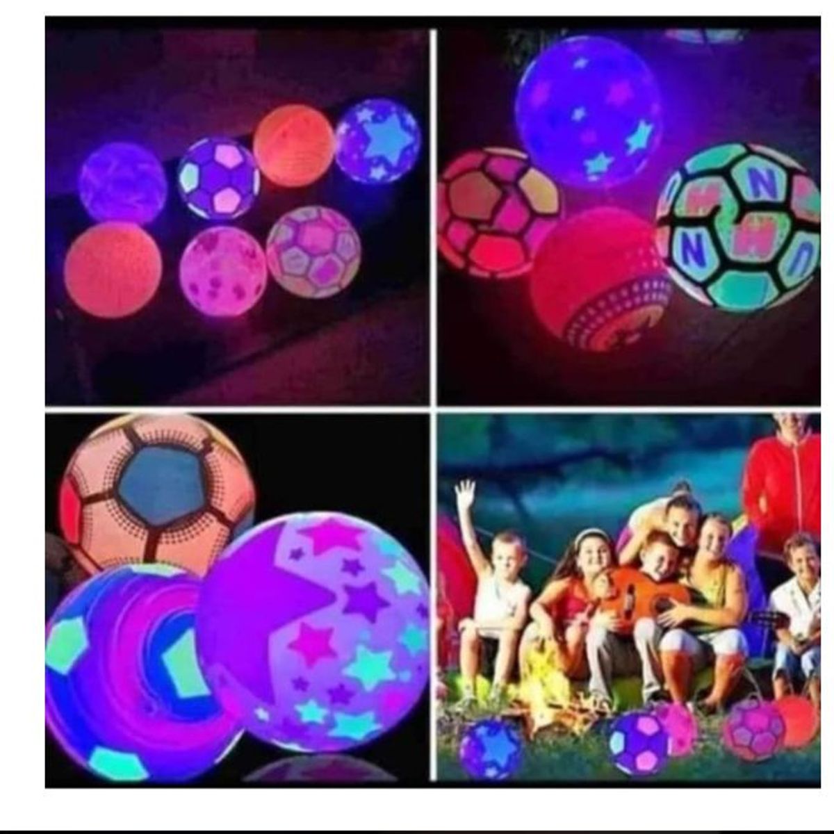 GENERICO - Pelota luminosa con luces led