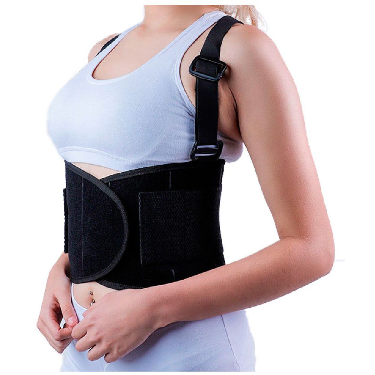 ARGYM - Faja Laboral Argym Con Tirantes para Peso Columna Espalda Talla L