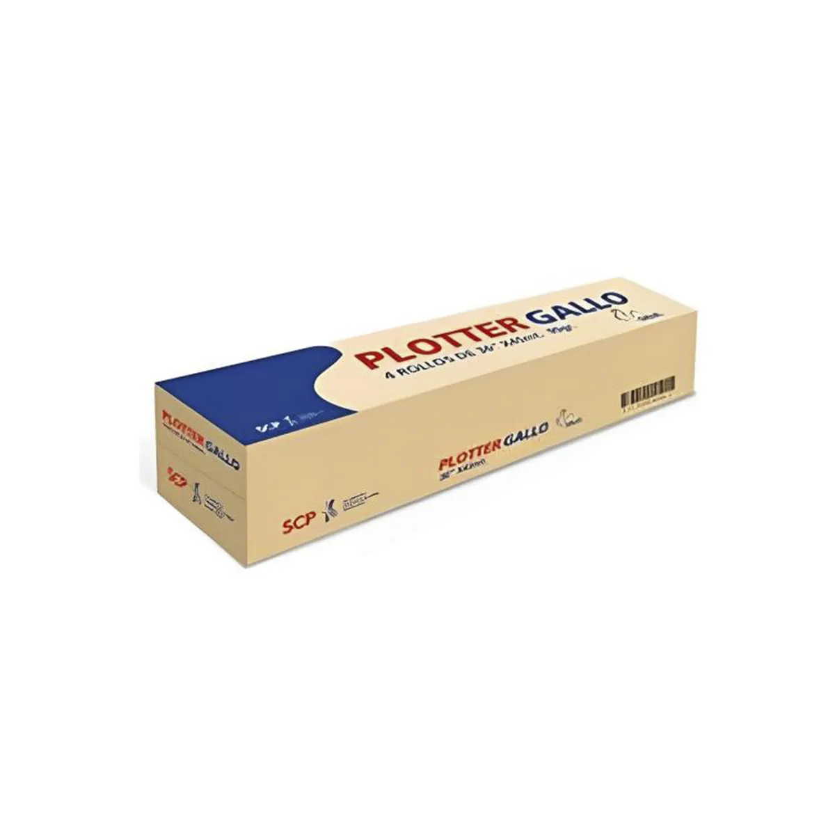 GALLO - ROLLO PAPEL PLOTTER BOND GALLO 90GR 24 X 45M (CAJA DE 4 ROLLOS A1)