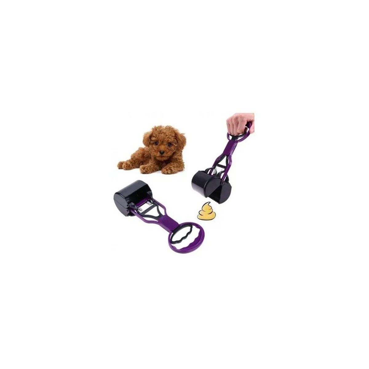 GENERICO - Pala recoge excremento de mascotas perros gatos recogedor de popo