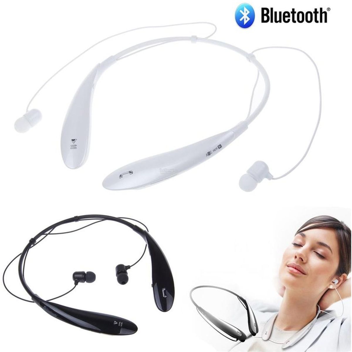 GENERICO - Audífonos bluetooth in ear -  stereo headset bluetooth hbs 730