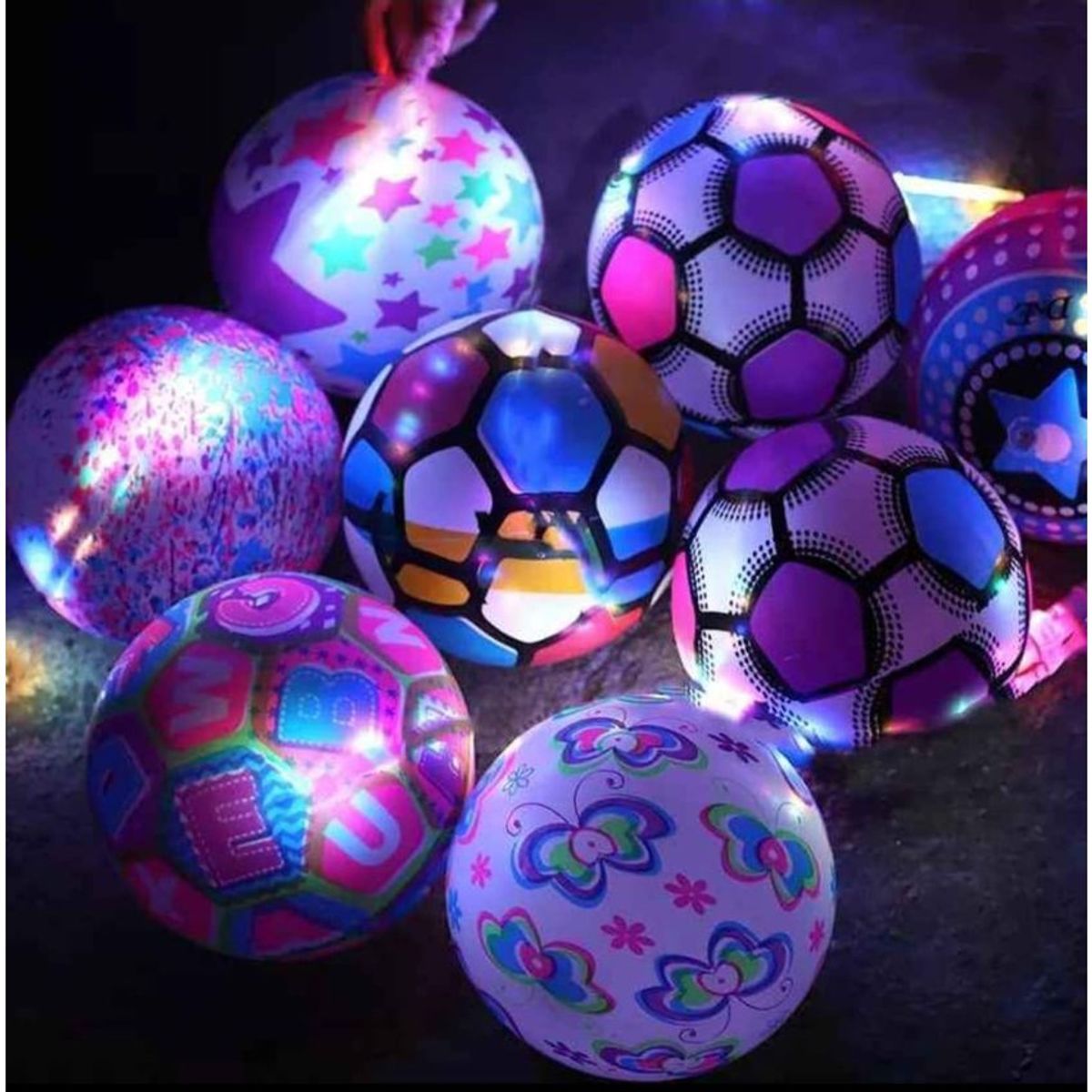 GENERICO - Pelota luminosa con luces led