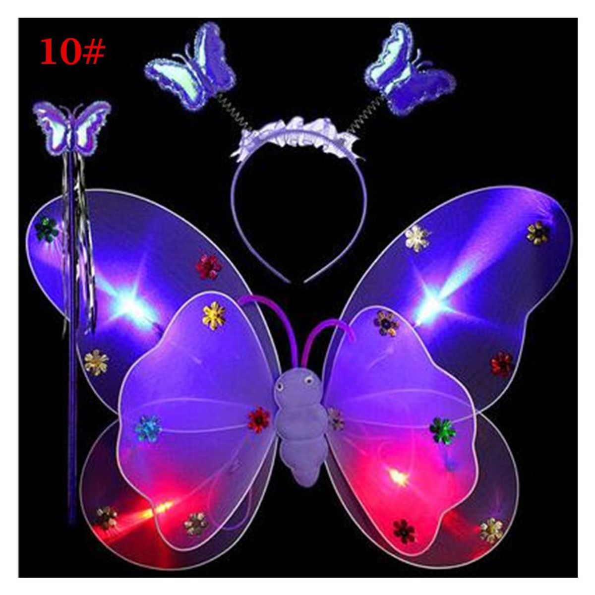 GENERICO - Alitas mariposa luminosa vinchavarita