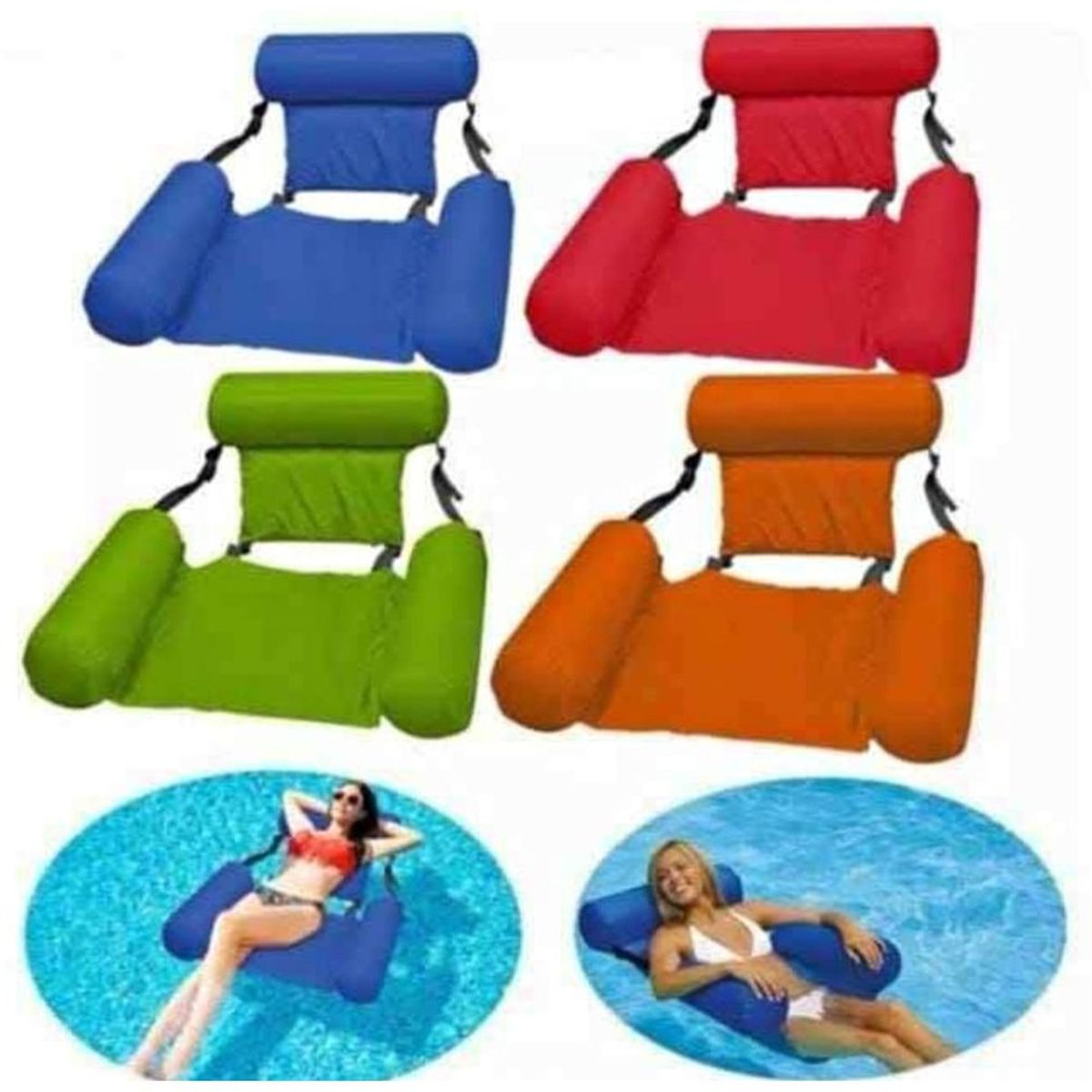 GENERICO - Silla flotador para piscina medida 100 * 120cm