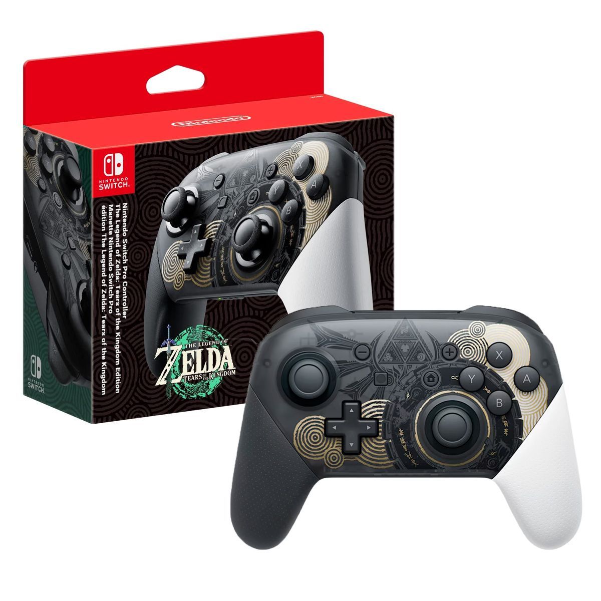 NINTENDO - Mando Pro Controller Zelda Tears of the Kingdom Edition Ed JAPONESA