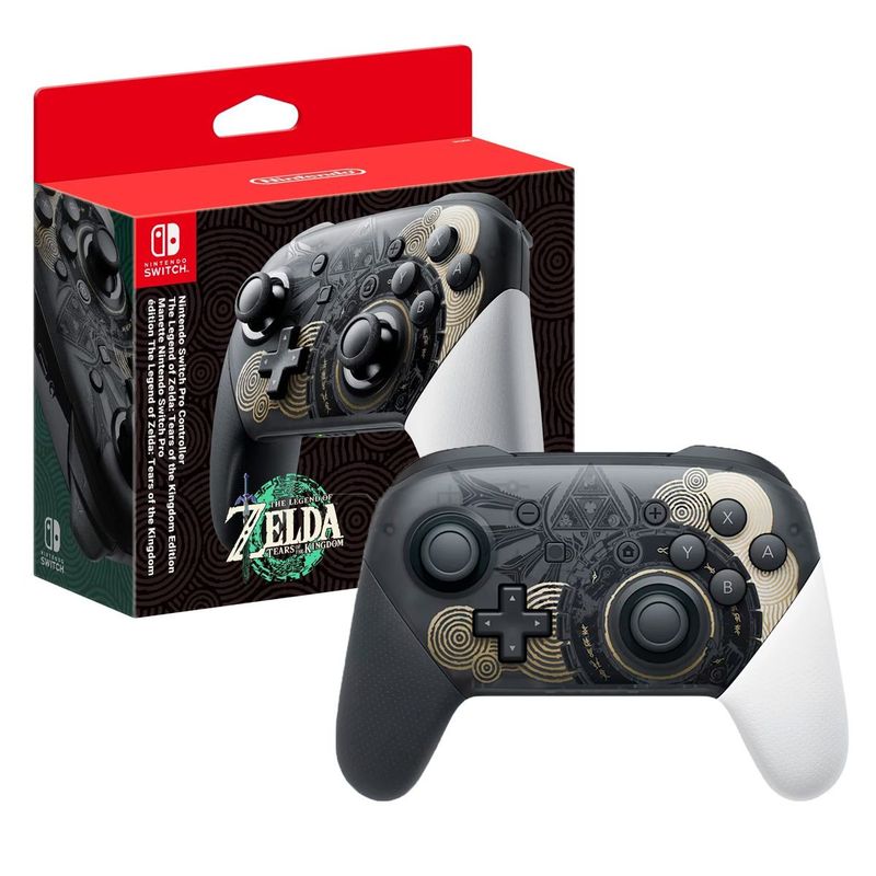 NINTENDO - Mando Pro Controller Zelda Tears of the Kingdom Edition Ed JAPONESA