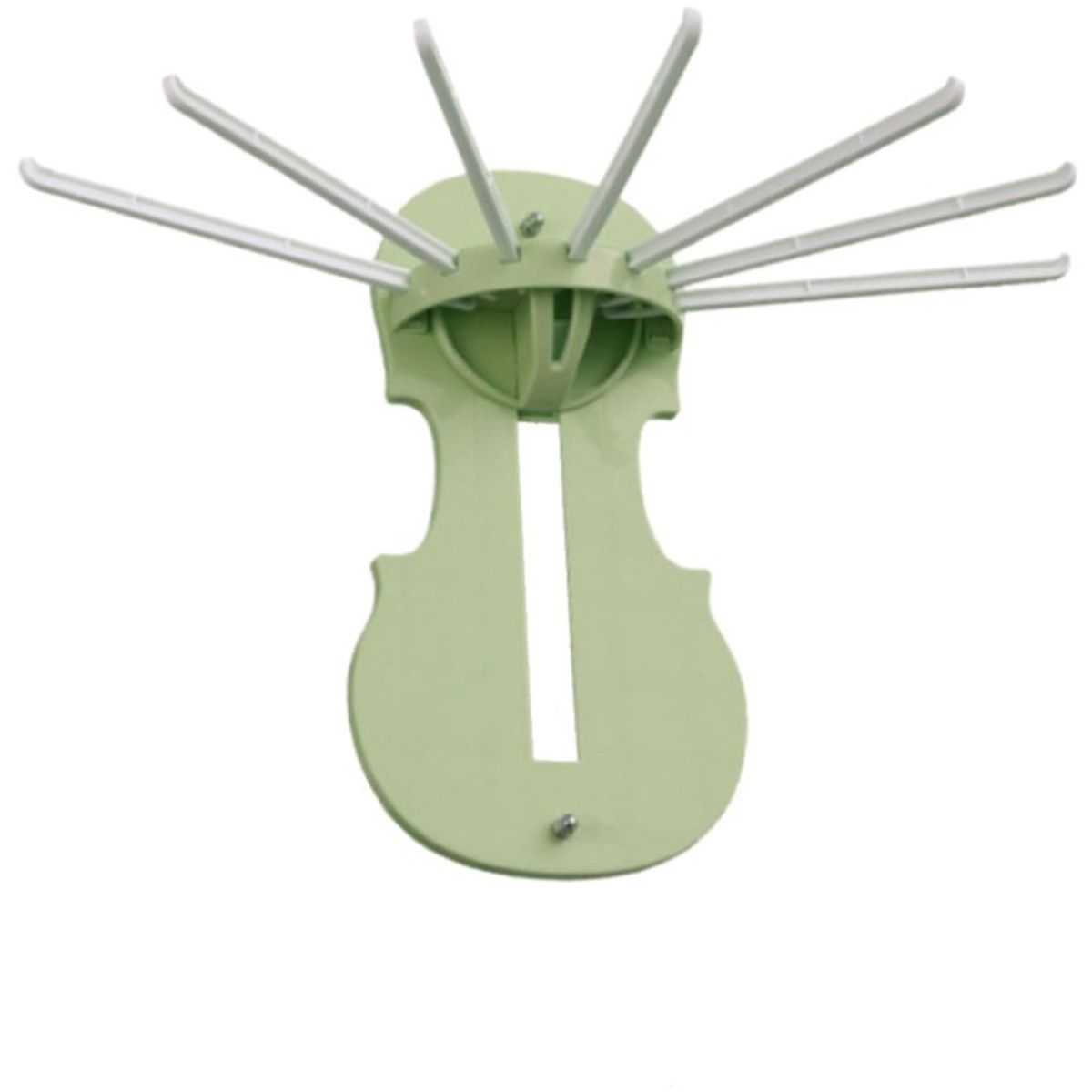 GENERICO - Estante extraíble retráctil multifuncional 7 en 1 montado en la pared sin perforaciones verde