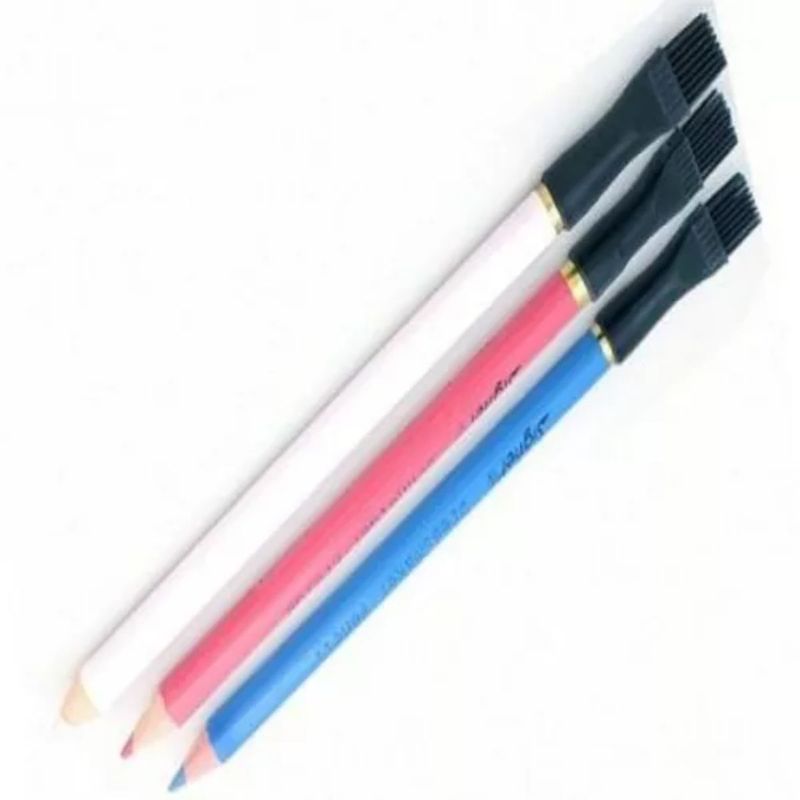 GENERICO - 3 Und. Lapiz Tiza Para Tela De Costura Sastre Trazos