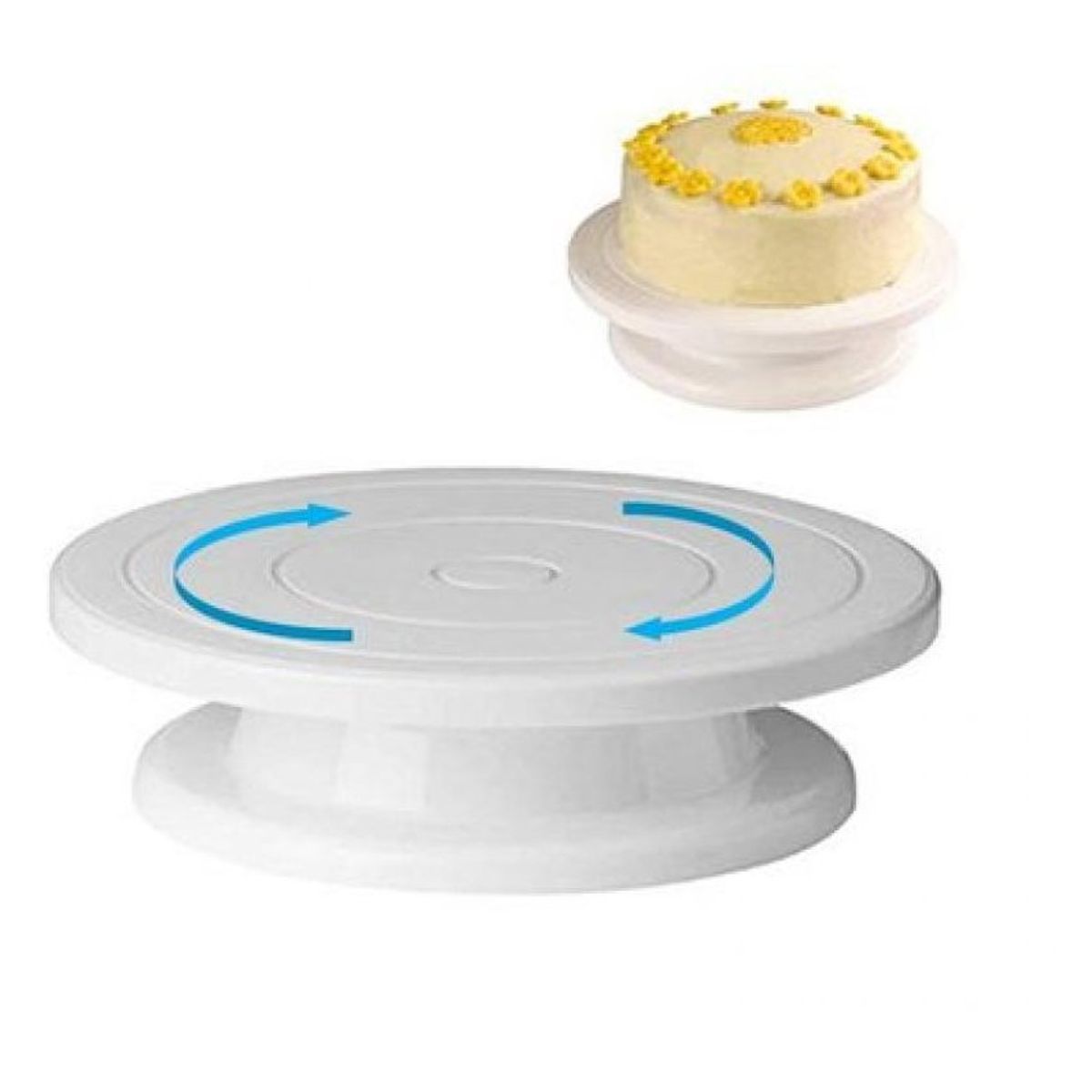 GENERICO - Base giratoria de repostería plato giratorio antideslizante para torta