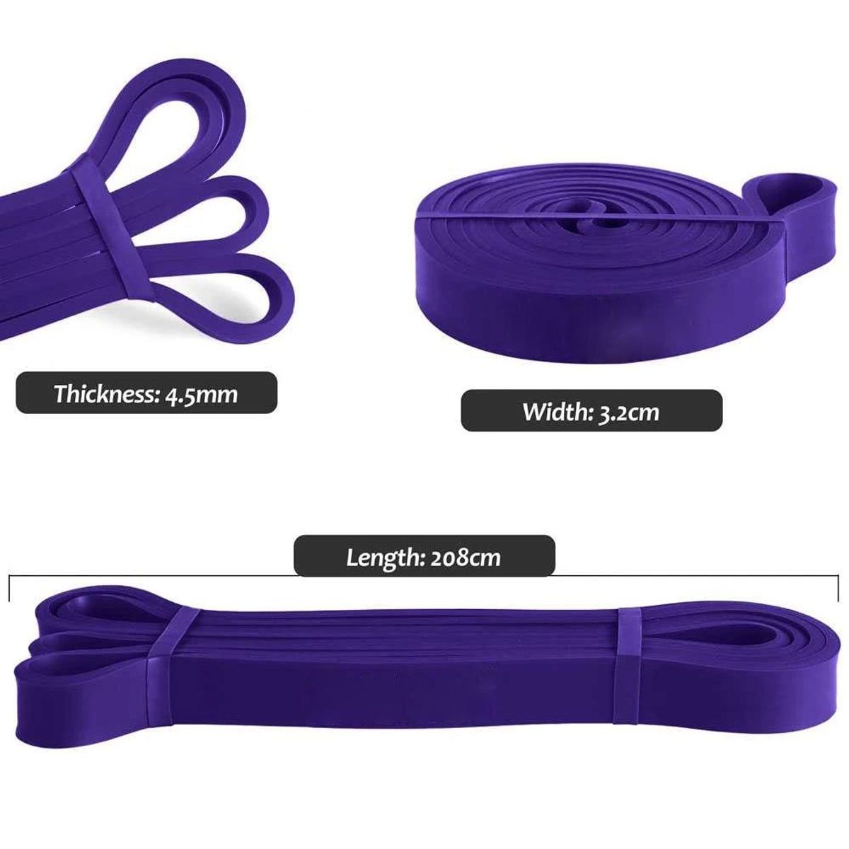 HOLGU - BANDA DE RESISTENCIA CROSSFIT MORADA