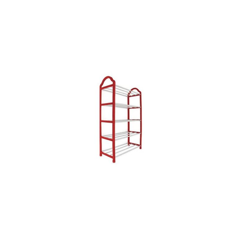Organizador - rack para 10 pares de zapatos - rojo | Sodimac Perú