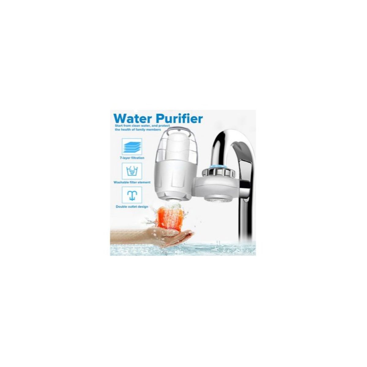 GENERICO - Purificador desintoxicador de agua filtro cartucho carbón activado