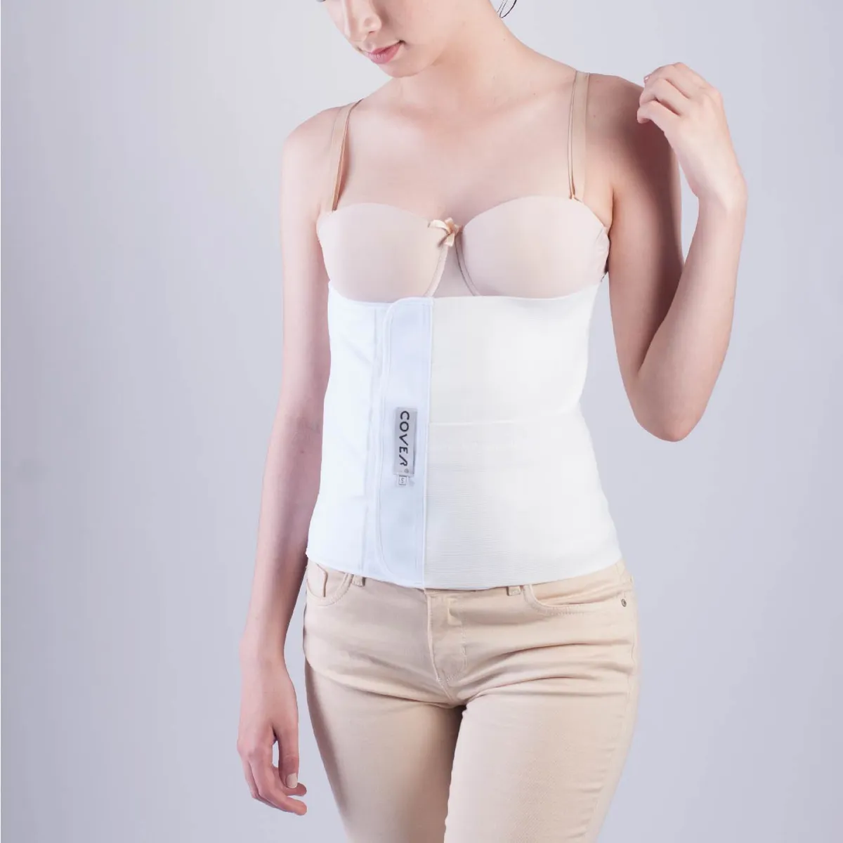 COVER - Faja Post. Operatoria Algodón 30 cm COVER Talla M