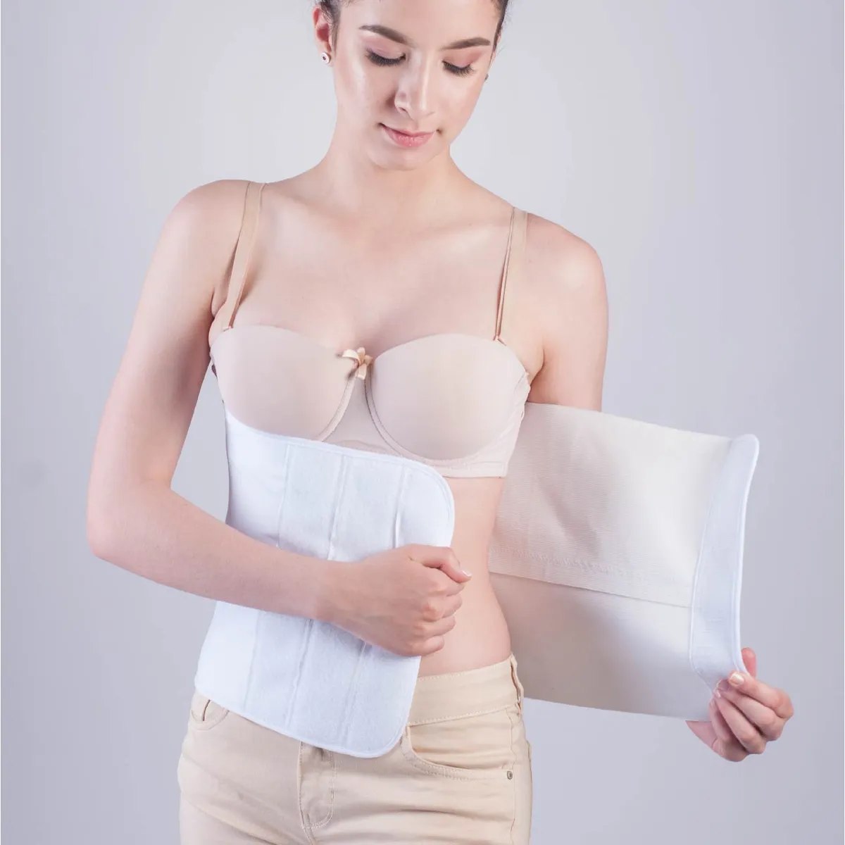 COVER - Faja Post. Operatoria Algodón 30 cm COVER Talla M