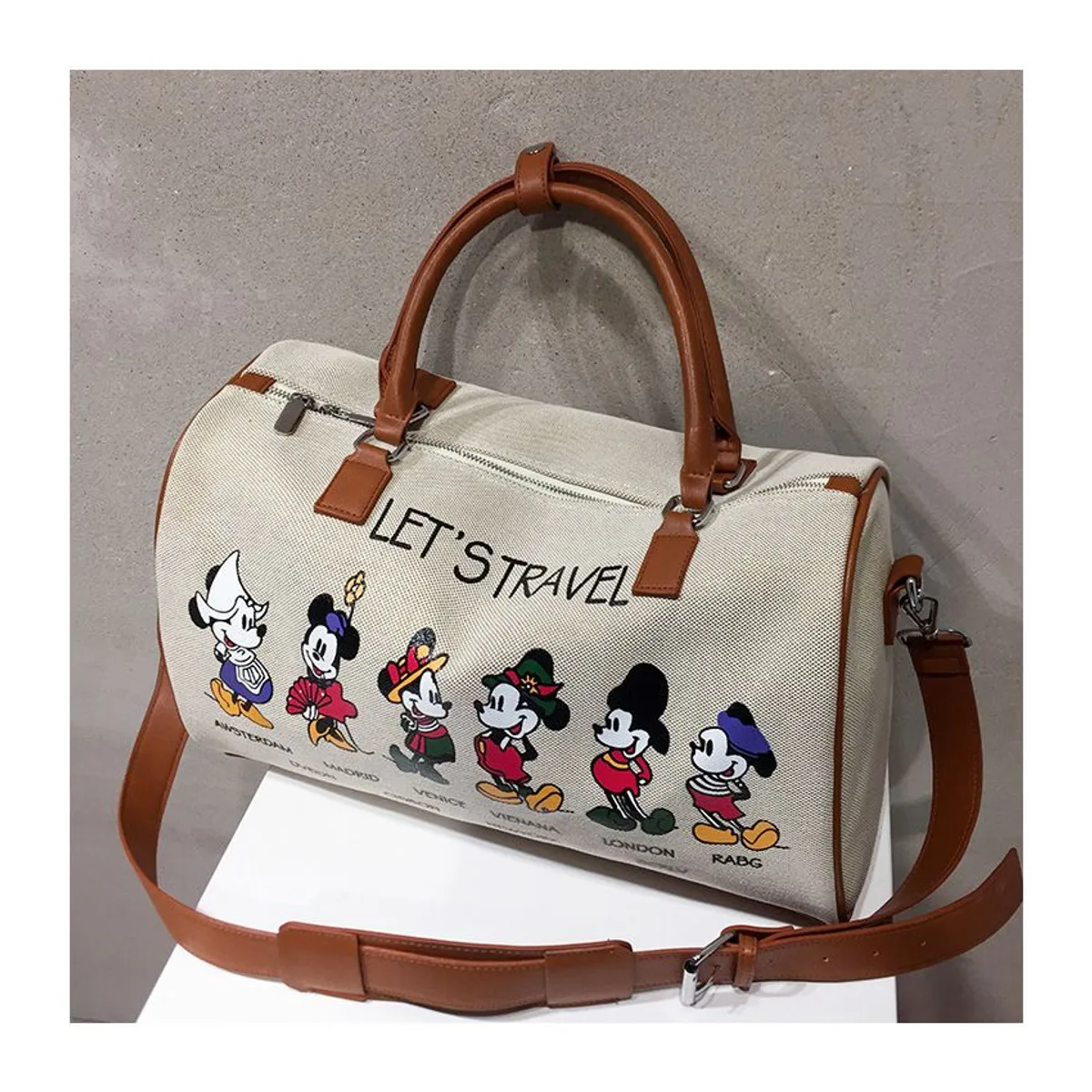 GENERICO - Bolso Mujer  L9-33996691 Con Diseño Mickey Mouse Y Asa