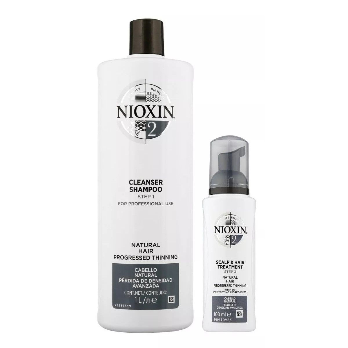 NIOXIN - Nioxin-2 Shampoo 1000ml  Locion Capilar Densificadora