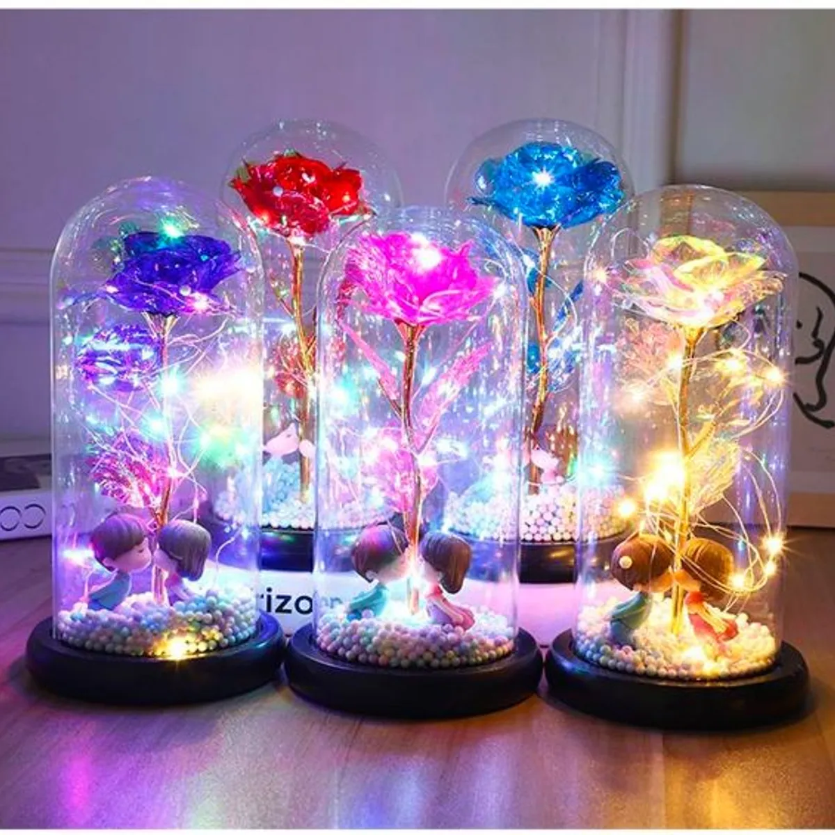 GENERICO - Lámpara led rosa eterna lámpara decoración para regalo pedida de mano