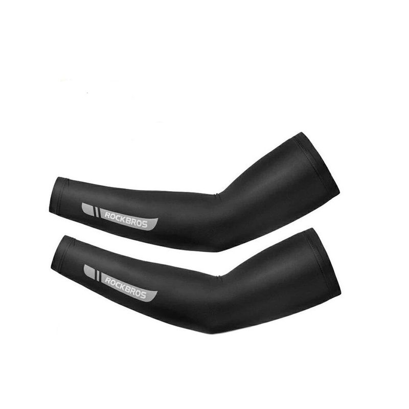 ROCKBROS - Mangas Protección Uv Ice Silk Xt016 Negro Talla M